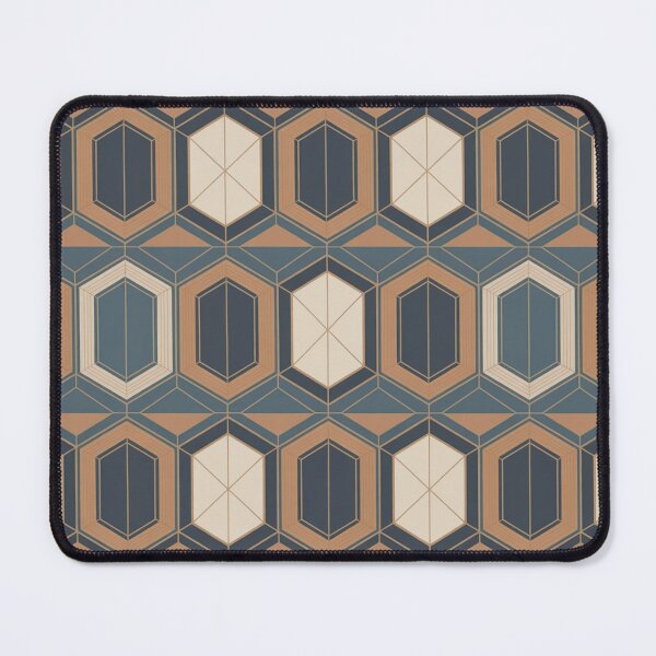 Item preview, Geometric Honeycomb Seamless Pattern – Art Deco Style designed and sold by Midnight Veil Designs.