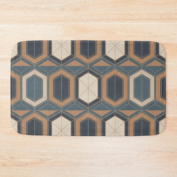 Item preview, Geometric Honeycomb Seamless Pattern – Art Deco Style designed and sold by Midnight Veil Designs.