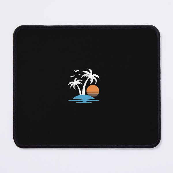 Item preview,  Back Heartbeat Sailboat Palm Trees Sunset Island Beach designed and sold by Rrettgison.