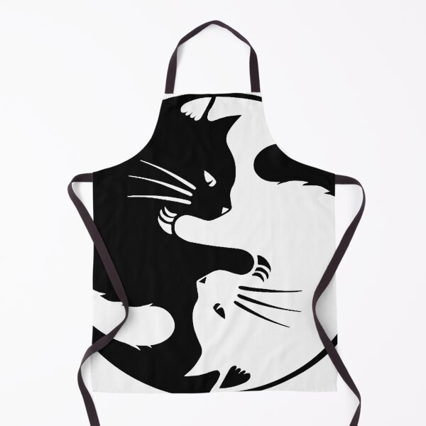 Item preview, Ying Yang Cat Fight designed and sold by Grimstoybox.