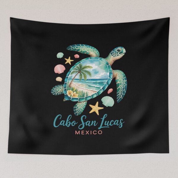 Item preview, Cabo San Lucas Mexico Sea Turtle Beach Tropical Ocean Travel designed and sold by Rrettgison.
