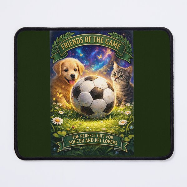 Item preview, Friends of the Game – Premium Soccer & Pet Lovers Artistic Design designed and sold by MarZeDesigns .