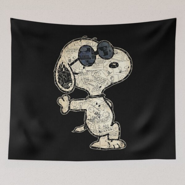 Item preview, Snoopy Vintage Cool Dog Sunglasses Comic Strip Collage designed and sold by VincentMoore96.