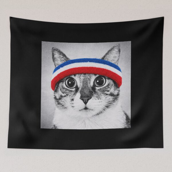 Item preview, Retro Headband Cat Pizza Movie designed and sold by Eh Plus Designs.