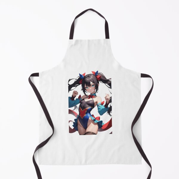 Item preview, Tatebi Akinri Anime Girl - Vibrant Twin Tails & Celestial Bodysuit Illustration designed and sold by iloveanimechibi.