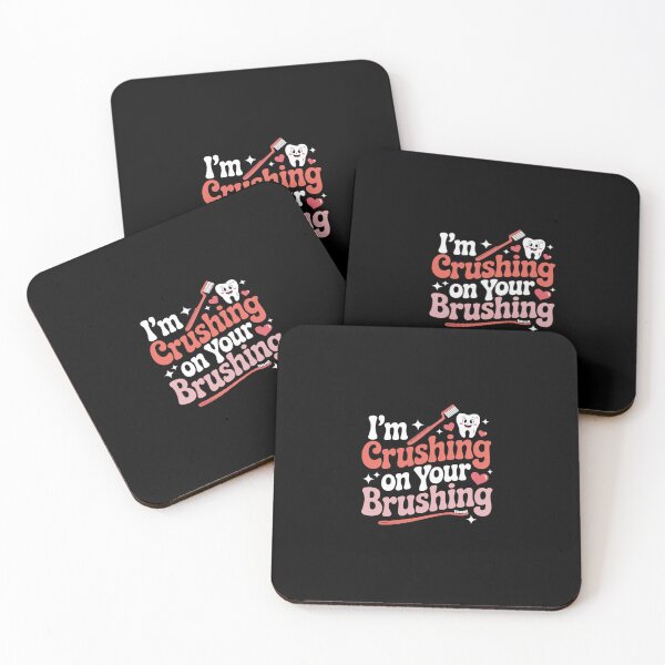 Item preview, I'm Crushing On Your Brushing Dental Teeth Valentine's Day designed and sold by Rrettgison.