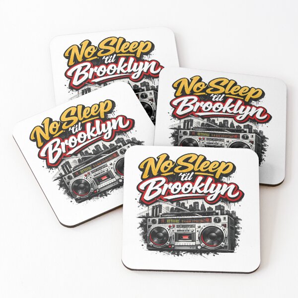 Item preview, No Sleep ’Til Brooklyn Retro Boombox NYC Hip Hop designed and sold by All I Need Designs.