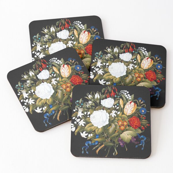Item preview, Floral Bouquet Vintage Botanical Illustration Dark Aesthetic Nature Lovers Gift designed and sold by RickE.