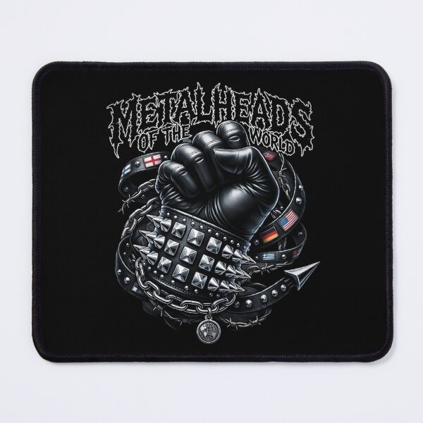 Item preview, Metal Brotherhood Fist Unity Global Heavy Music Power designed and sold by DeimosArtIntl.