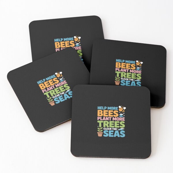Item preview, Help More Bees Plant More Trees Clean Seas Earth Day designed and sold by Rrettgison.
