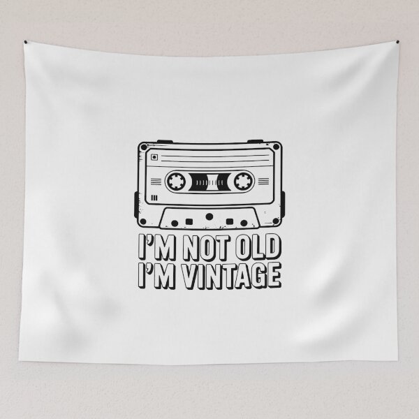 Item preview, Vintage Cassette Tape Retro Design – I'm Not Old I'm Vintage Funny 80s 90s Aesthetic Gift designed and sold by Timegraf.