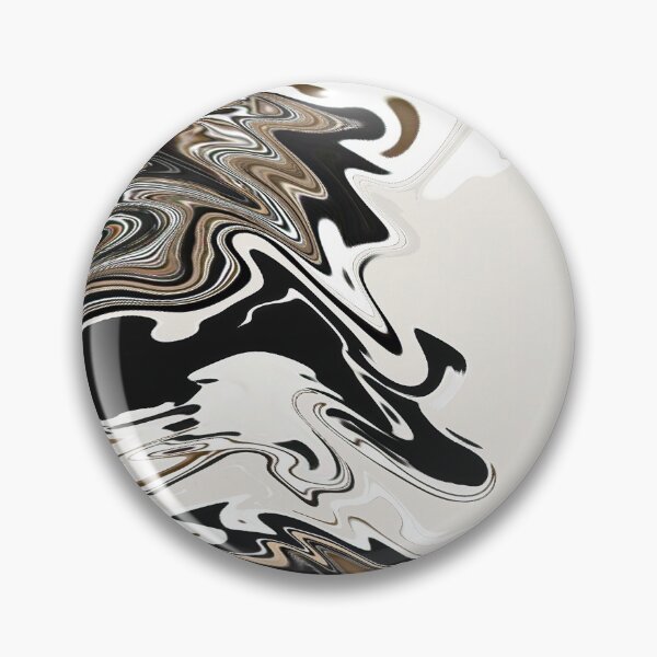 Item preview, Black, Brown, White Flow Abstract designed and sold by CarolM.