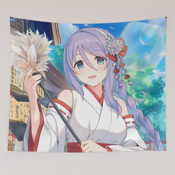 Item preview, Shizuru Shrine Maiden Blessing Princess Connect Game designed and sold by TanglenRabbit.