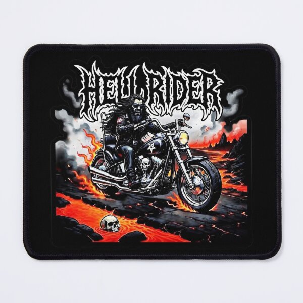 Item preview, Hell Rider Lava Biker Heavy Metal Road Warrior designed and sold by DeimosArtIntl.