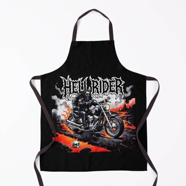 Item preview, Hell Rider Lava Biker Heavy Metal Road Warrior designed and sold by DeimosArtIntl.