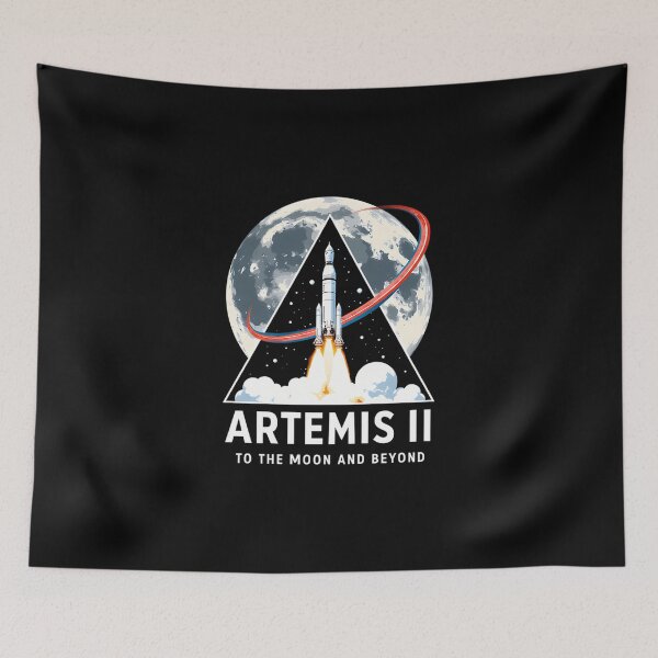 Item preview, Artemis Ii To The Moon And Beyond Rocket Space Mission  designed and sold by Mohamed11Khalid.