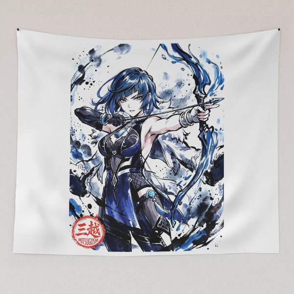 Item preview, Yelan Sumi-e designed and sold by Mitsugoshi.