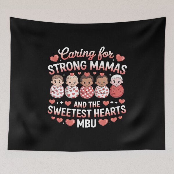 Item preview, MBU Valentine Mother Baby Nurse Valentines Day designed and sold by Rrettgison.