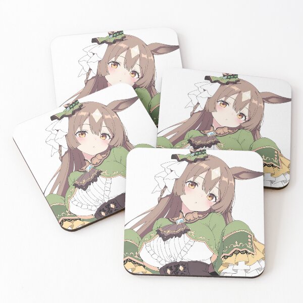 Item preview, Satono Diamond Uma Musume Green Dress Clean Lines Soft Blush designed and sold by TanglenRabbit.