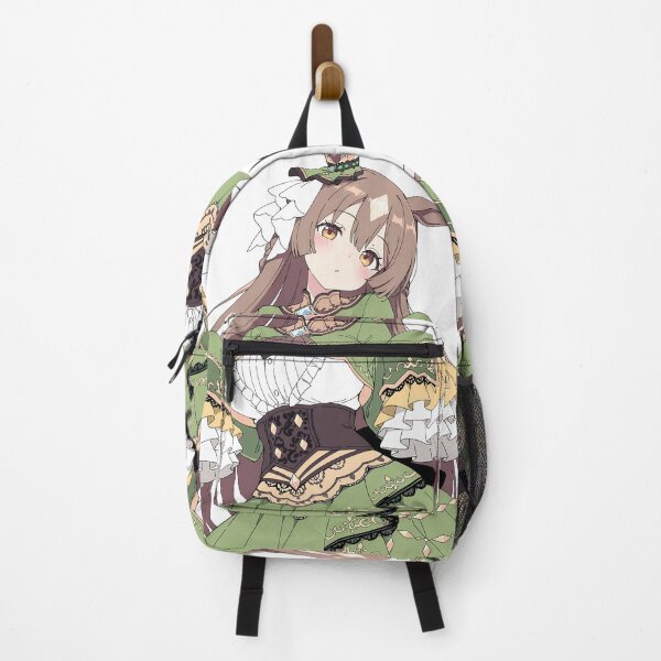Item preview, Satono Diamond Uma Musume Green Dress Clean Lines Soft Blush designed and sold by TanglenRabbit.