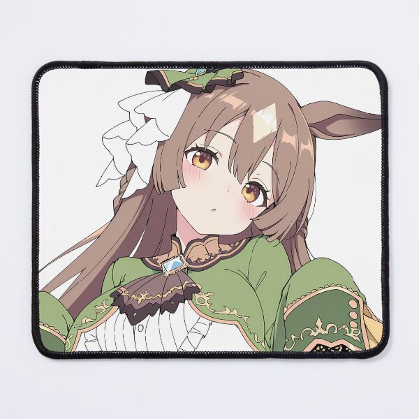 Item preview, Satono Diamond Uma Musume Green Dress Clean Lines Soft Blush designed and sold by TanglenRabbit.