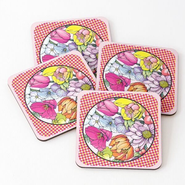 Item preview, Pop Art of Garden Blooms designed and sold by cremedecolor.