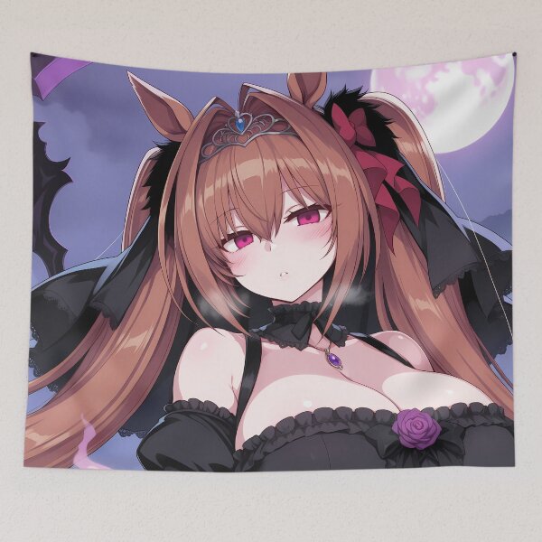 Item preview, Daiwa Scarlet Uma Musume Pretty Derby Gothic Night Moonlight Magic Glow designed and sold by TanglenRabbit.