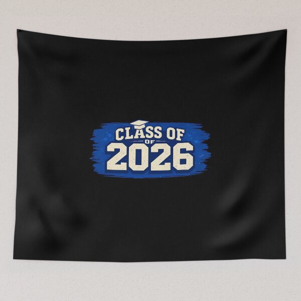 Item preview, Class of 2026 T-Shirt – Vintage Graduation Cap Brush Stroke College Grad Shirt designed and sold by FestivityFinds.