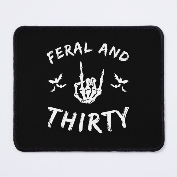 Item preview, Feral And Thirty 30th Birthday Metal Hand Bats designed and sold by snowry.