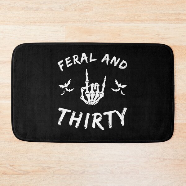 Item preview, Feral And Thirty 30th Birthday Metal Hand Bats designed and sold by snowry.