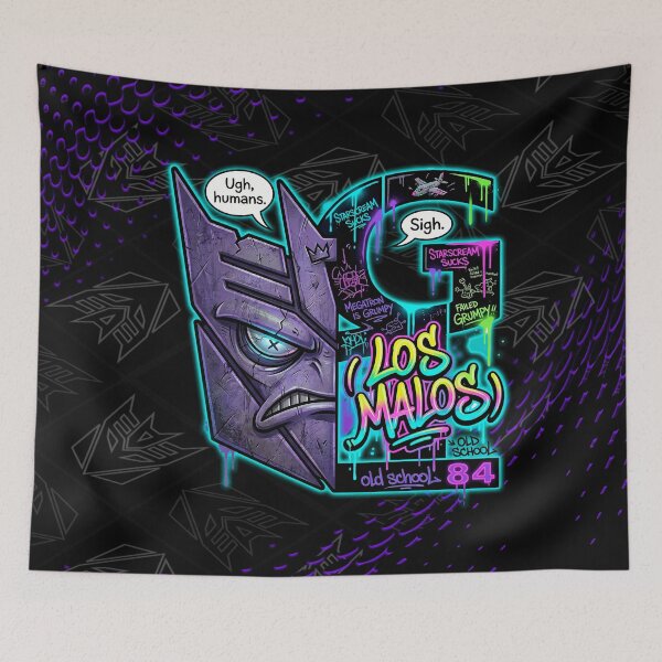 Item preview, Decepticon Old School: (THE BAD GUYS) - "Ugh, Humans" Edition designed and sold by keythxctrs.