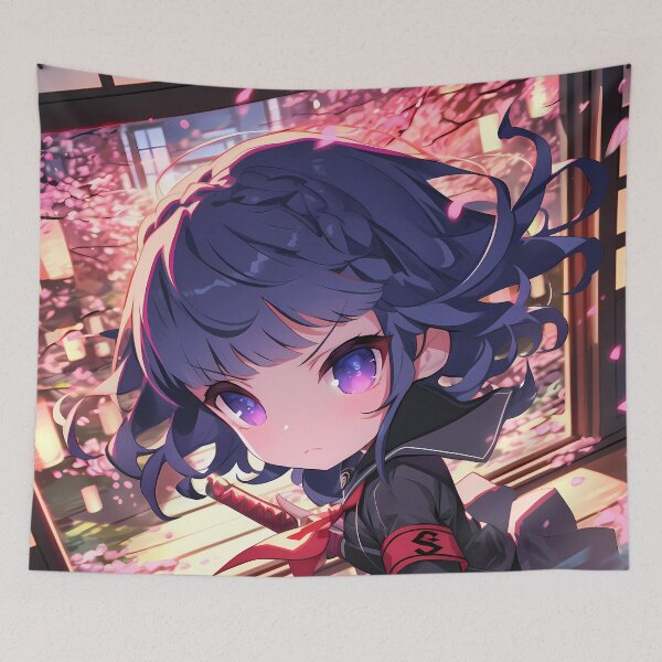 Item preview, Tae Takemi Persona 5 Sakura Sunset Chibi designed and sold by TanglenRabbit.