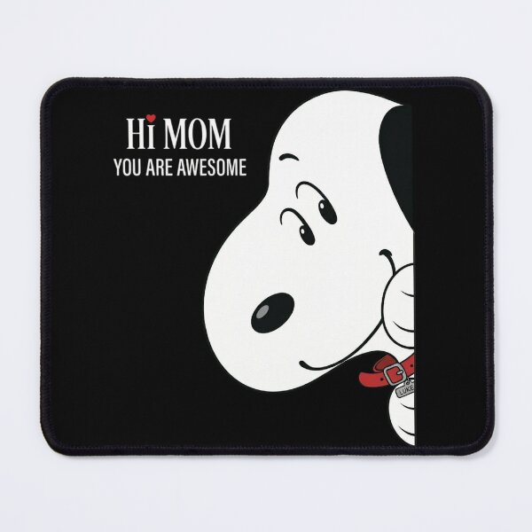 Item preview, Hi Mom You Are Awesome Cute Peeking Snoopy Mother's Day Gift designed and sold by AsherGavy.