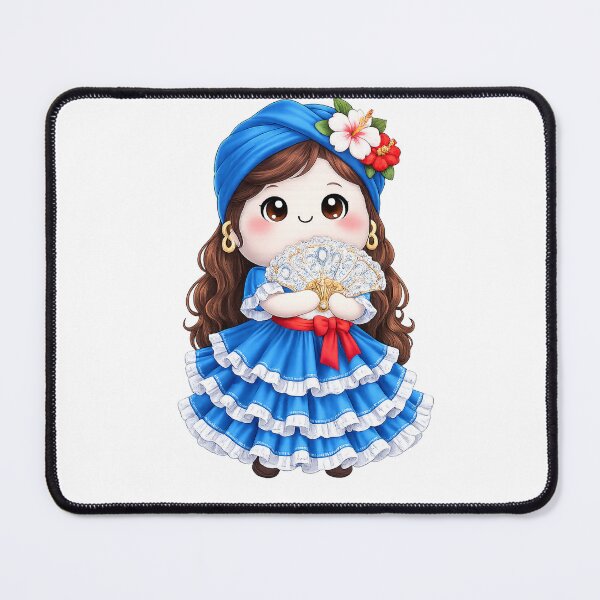 Item preview, Puerto Rico Traditional Dress Cute Cultural Blob designed and sold by Gladys Art Studio.