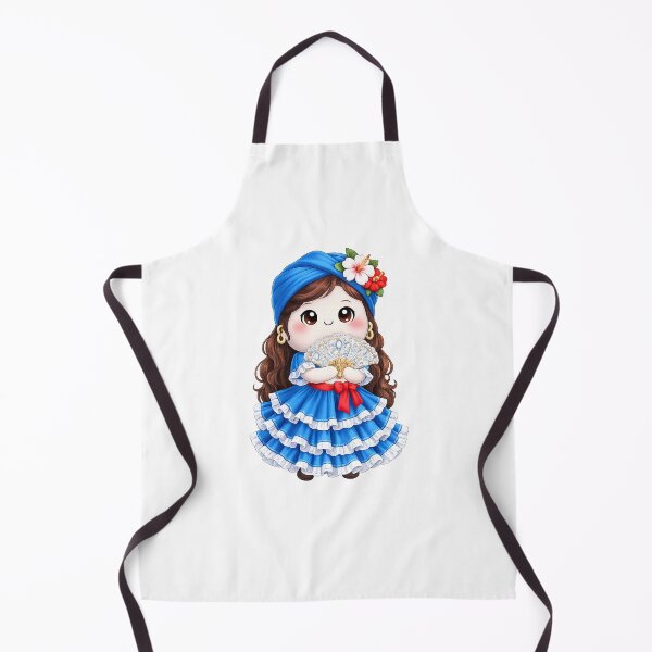 Item preview, Puerto Rico Traditional Dress Cute Cultural Blob designed and sold by CozyBlobStudio.