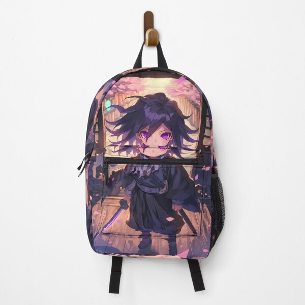 Item preview, Kokichi Ouma Danganronpa Chibi Samurai With Mischievous Purple Eyes designed and sold by TanglenRabbit.