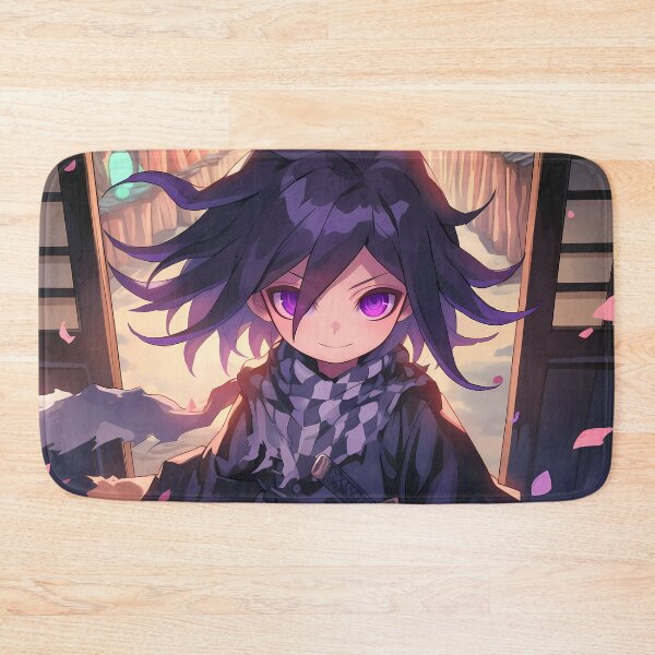 Item preview, Kokichi Ouma Danganronpa Chibi Samurai With Mischievous Purple Eyes designed and sold by TanglenRabbit.