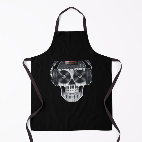 Item preview, The Rhythm of Death - Creative DJ Skull Music Illustration designed and sold by UrbanCanvas 111.