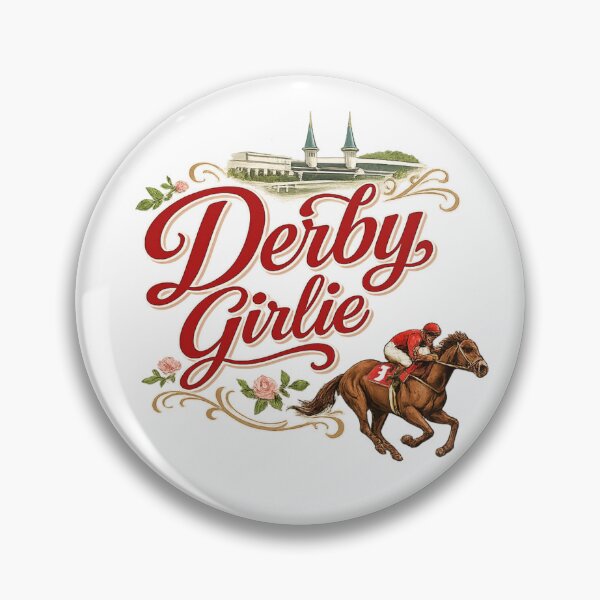 Item preview, Derby Girlie Kentucky Horse Racing Floral Design designed and sold by All I Need Designs.