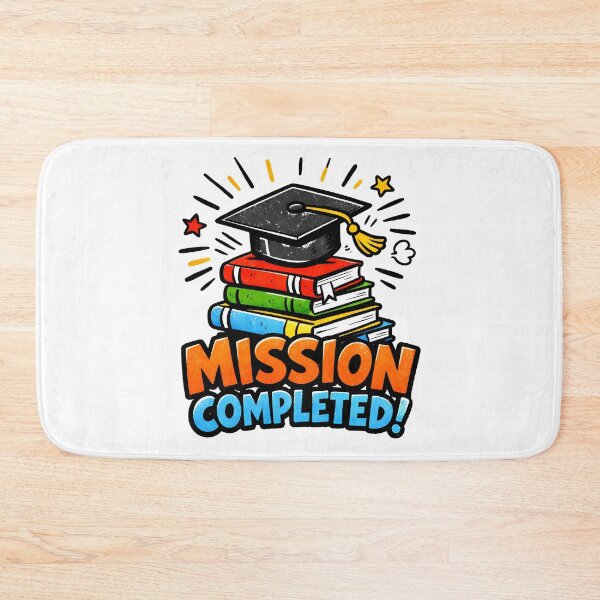 Item preview, Mission Completed Graduation T-Shirt – Funny Graduate Cap Books Celebration Shirt designed and sold by FestivityFinds.