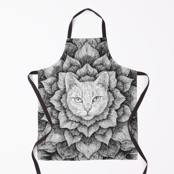 Item preview, Boho Mandala Cat Illustration | Floral Tribal Cat Art | Vintage Ethnic Animal Design designed and sold by Anime9122.