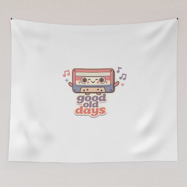 Item preview, Good Old Days – Kawaii Retro Cassette Tape 90s Aesthetic Sticker designed and sold by Naviora.