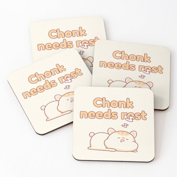 Item preview, Chonk Needs Rest designed and sold by Lone Frog.