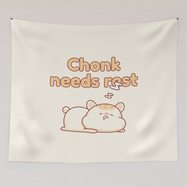 Item preview, Chonk Needs Rest designed and sold by Lone Frog.