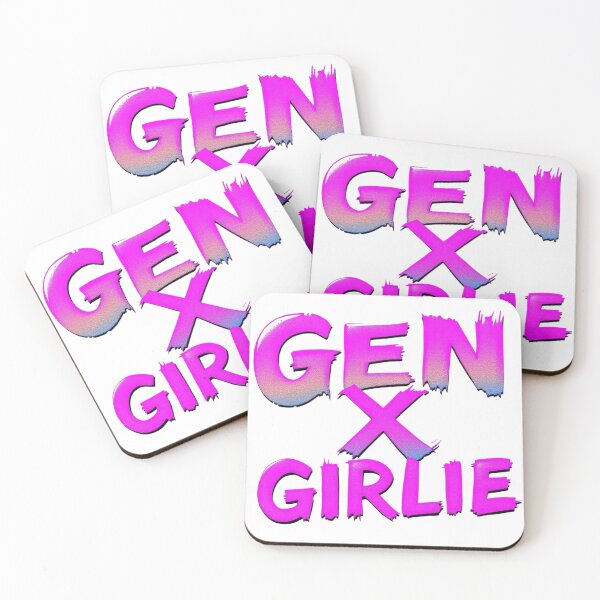Item preview, Gen X Girlie Retro Pink Graphic Design designed and sold by All I Need Designs.