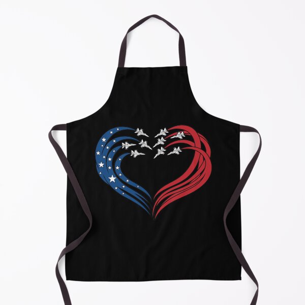 Item preview, 4th of July Fighter Jet Heart Patriotic USA designed and sold by KroghDs.