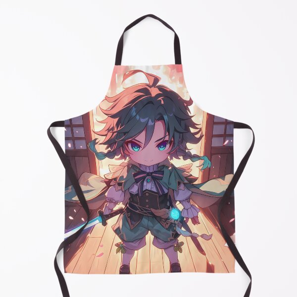 Item preview, Venti Genshin Impact Chibi Green Hair Wind Sakura designed and sold by TanglenRabbit.