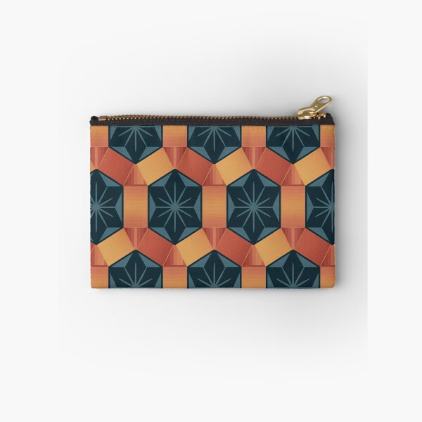 Item preview, Geometric Star Seamless Pattern – Teal & Terracotta designed and sold by Midnight Veil Designs.
