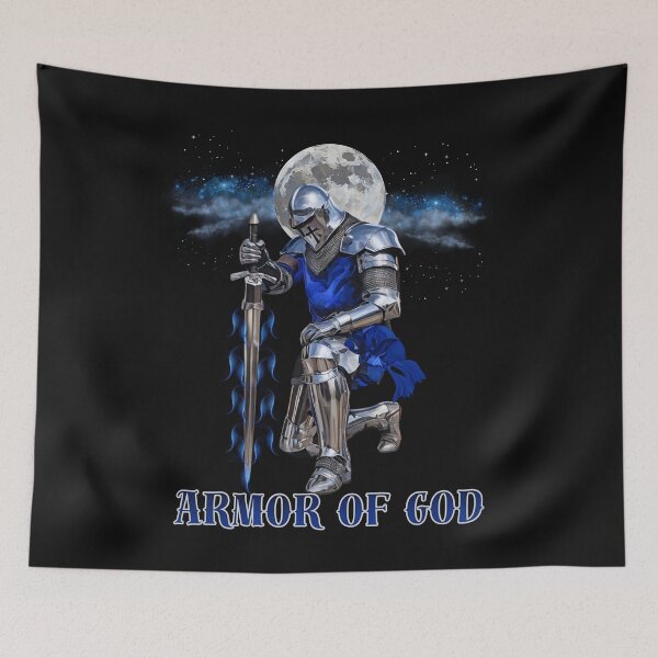 Item preview,   Armor of God Midnight War Cry designed and sold by Tripp Art Studio.