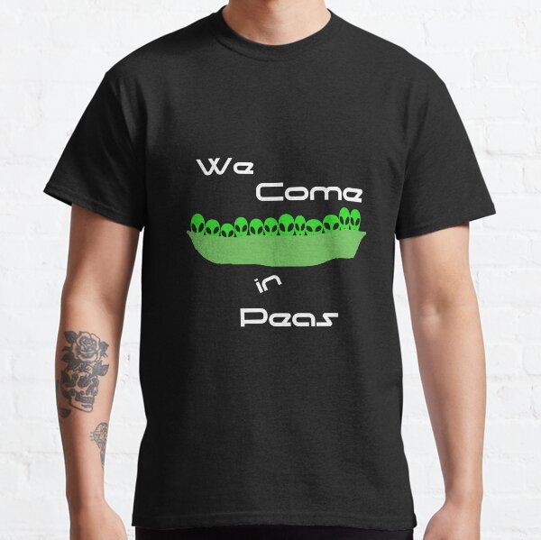 Item preview,  Alien We Come in Peas  designed and sold by MephobiaDesigns.